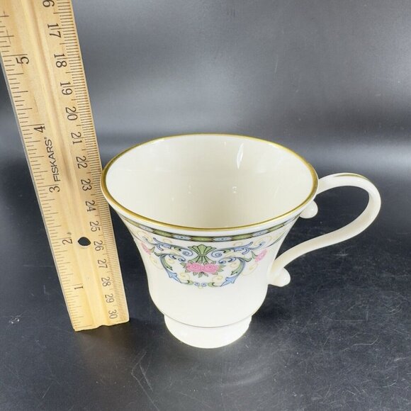 Vintage 1970s PICKARD China NAVARRE Pattern CUP And Saucer Set 2 Made in USA - Picture 4 of 15